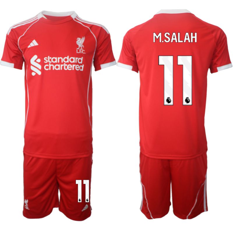 Men 2025-2026 Season Club Liverpool home red 11 Soccer Jersey
